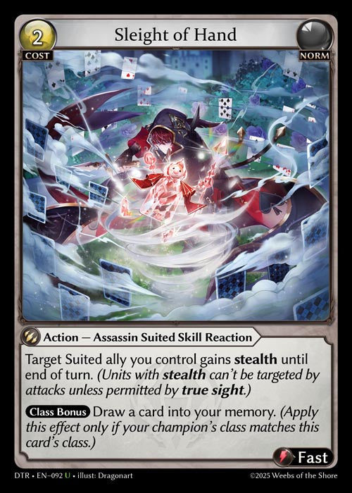 [092]【EN】Sleight of Hand【DTR】[U][Norm]