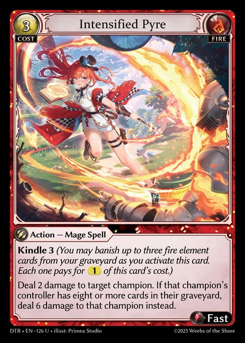 [126]【EN】【FOIL】Intensified Pyre【DTR】[U][Fire]