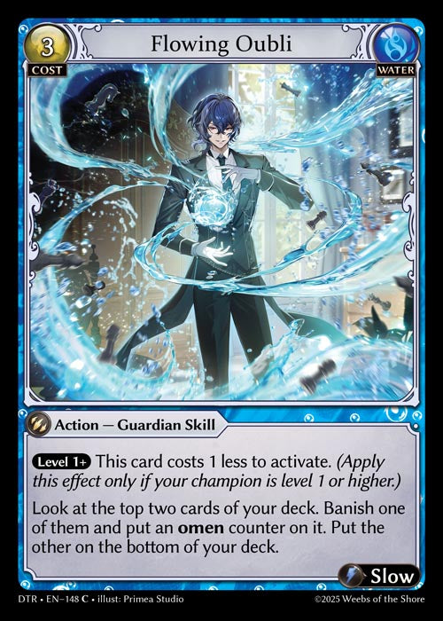 [148]【EN】【FOIL】Flowing Oubli【DTR】[C][Water]
