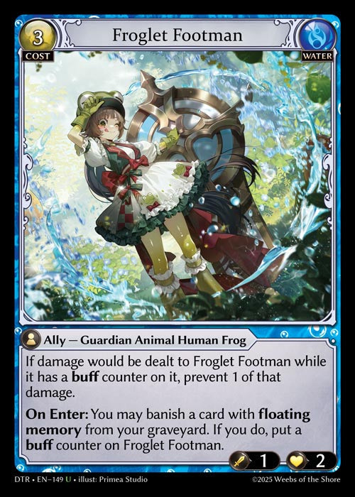 [149]【EN】【FOIL】Froglet Footman【DTR】[U][Water]