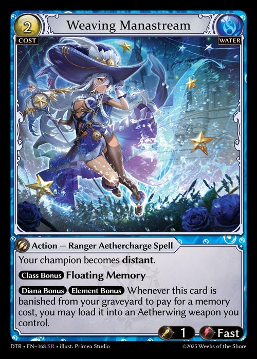 [168]【EN】【FOIL】Weaving Manastream【DTR】[SR][Water]