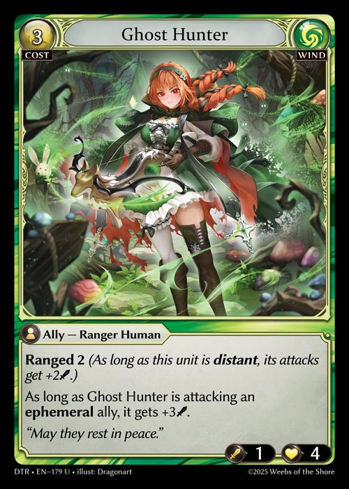 [179]【EN】【FOIL】Ghost Hunter【DTR】[U][Wind]
