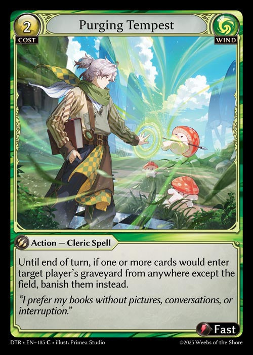 [185]【EN】【FOIL】Purging Tempest【DTR】[C][Wind]