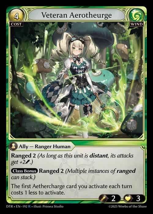 [192]【EN】【FOIL】Veteran Aerotheurge【DTR】[R][Wind]