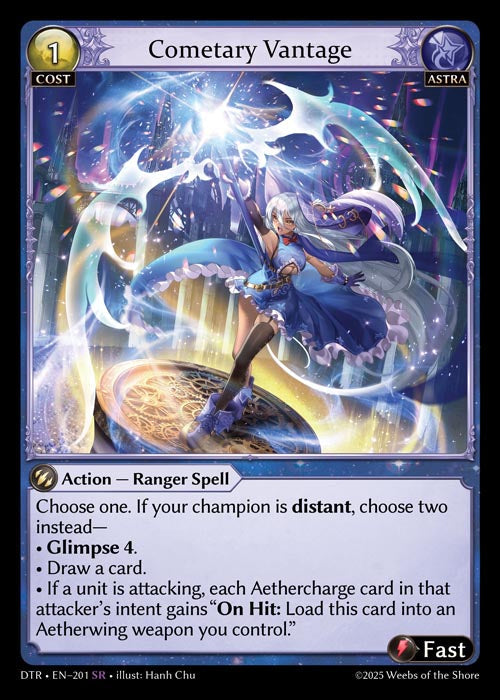 [201]【EN】【FOIL】Cometary Vantage【DTR】[SR][Astra]