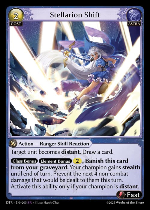 [205]【EN】【FOIL】Stellarion Shift【DTR】[SR][Astra]