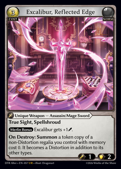 [057]【EN】Excalibur, Reflected Edge【DTRAlter】[UR][Norm]