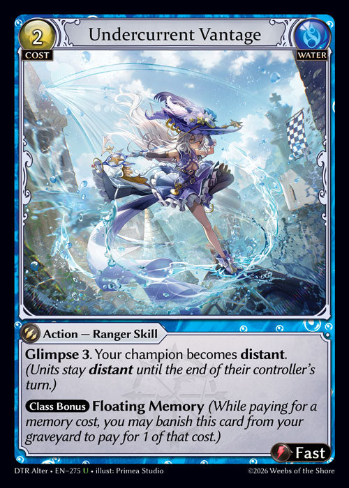 [275]【EN】【FOIL】Undercurrent Vantage【DTRAlter】[U][Water]