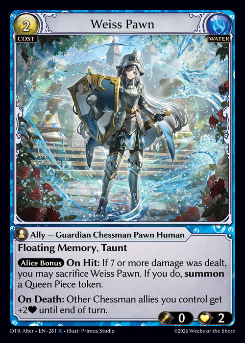 [281]【EN】Weiss Pawn【DTRAlter】[R][Water]