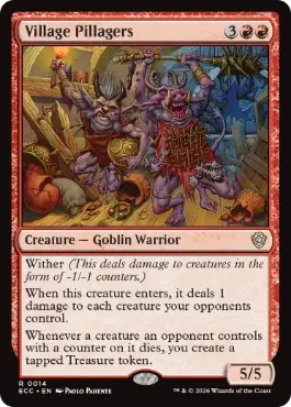 [014]【EN】村荒らし/Village Pillagers【ECC】[R][赤]