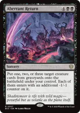 [007]【EN】逸脱的帰還/Aberrant Return【ECC】[R][黒]