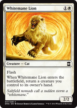 [037]【EN】白たてがみのライオン/Whitemane Lion【EMA】[C][白]
