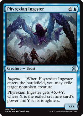[066]【EN】ファイレクシアの摂取者/Phyrexian Ingester【EMA】[U][青]
