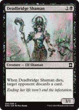 [085]【EN】死橋のシャーマン/Deadbridge Shaman【EMA】[C][黒]