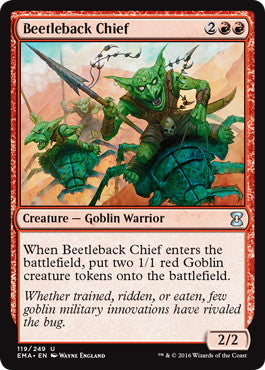 [119]【EN】甲虫背の酋長/Beetleback Chief【EMA】[U][赤]