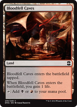 [236]【EN】血溜まりの洞窟/Bloodfell Caves【EMA】[C][土地]