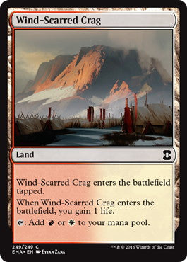 [249]【EN】風に削られた岩山/Wind-Scarred Crag【EMA】[C][土地]