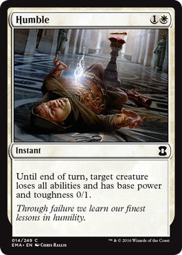 [014]【EN】【FOIL】お粗末/Humble【EMA】[C][白]