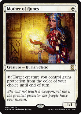 [022]【EN】【FOIL】ルーンの母/Mother of Runes【EMA】[R][白]