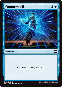 [043]【EN】【FOIL】対抗呪文/Counterspell【EMA】[C][青]