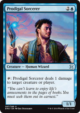 [067]【EN】【FOIL】放蕩魔術師/Prodigal Sorcerer【EMA】[U][青]