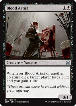 [081]【EN】【FOIL】血の芸術家/Blood Artist【EMA】[U][黒]