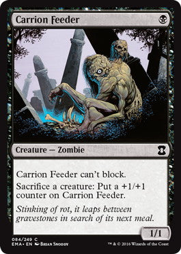 [084]【EN】【FOIL】屍肉喰らい/Carrion Feeder【EMA】[C][黒]