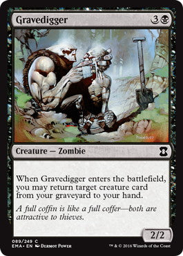 [089]【EN】【FOIL】グレイブディガー/Gravedigger【EMA】[C][黒]