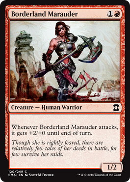[120]【EN】【FOIL】国境地帯の匪賊/Borderland Marauder【EMA】[C][赤]