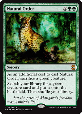 [177]【EN】【FOIL】自然の秩序/Natural Order【EMA】[M][緑]