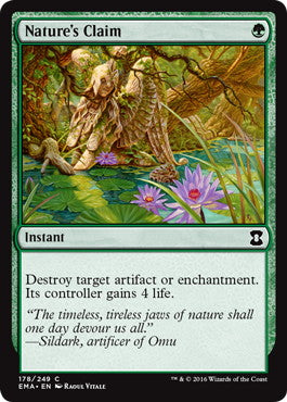 [178]【EN】【FOIL】自然の要求/Nature's Claim【EMA】[C][緑]