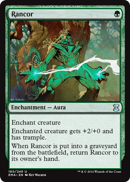 [180]【EN】【FOIL】怨恨/Rancor【EMA】[U][緑]