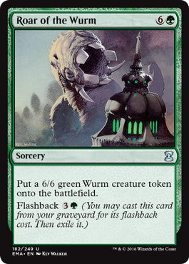 [182]【EN】【FOIL】ワームの咆哮/Roar of the Wurm【EMA】[U][緑]