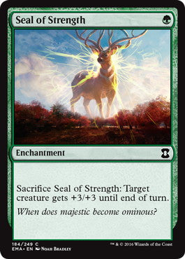 [184]【EN】【FOIL】力の印章/Seal of Strength【EMA】[C][緑]