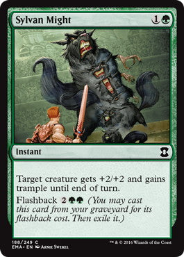 [188]【EN】【FOIL】森の力/Sylvan Might【EMA】[C][緑]