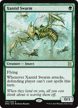 [193]【EN】【FOIL】ザンティッドの大群/Xantid Swarm【EMA】[R][緑]