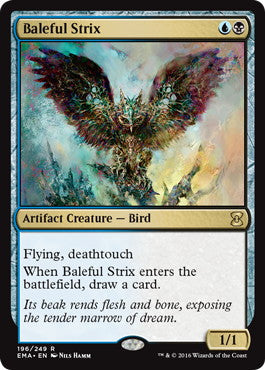 [197]【EN】【FOIL】悪意の大梟/Baleful Strix【EMA】[R][多色]