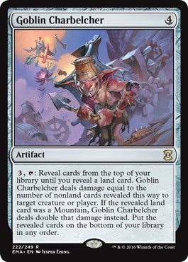 [222]【EN】【FOIL】ゴブリンの放火砲/Goblin Charbelcher【EMA】[R][茶]