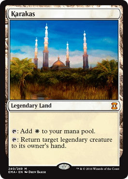[240]【EN】【FOIL】カラカス/Karakas【EMA】[M][土地]