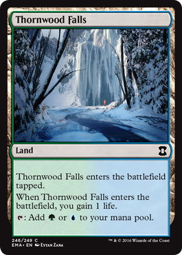 [246]【EN】【FOIL】茨森の滝/Thornwood Falls【EMA】[C][土地]