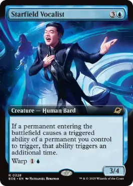 [328]【EN】■拡張アート■星原の歌手/Starfield Vocalist【EOE】[R][青]