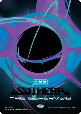 [382]【EN】【シンギュラリティFOIL】スーパーヴォイド、ソセラ/Sothera, the Supervoid【EOE】[M][黒]