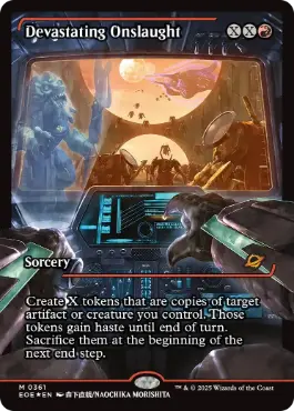 [361]【EN】【FOIL】■ショーケース■絶望的猛攻/Devastating Onslaught【EOE】[M][赤]