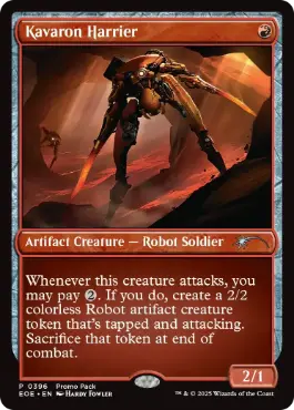 [396]【EN】【FOIL】■PROMO■カヴァーロンの侵略機/Kavaron Harrier【EOE】[U][赤]