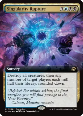 [398]【EN】【FOIL】■PROMO■特異点の断裂/Singularity Rupture【EOE】[R][多色]