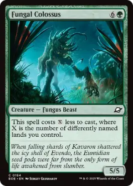 [184]【EN】菌類の巨獣/Fungal Colossus【EOE】[C][緑]