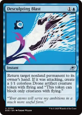 [054]【EN】【FOIL】雲崩破/Desculpting Blast【EOE】[U][青]