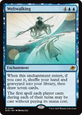 [086]【EN】【FOIL】虚空間渡り/Weftwalking【EOE】[M][青]