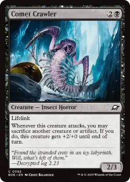 [092]【EN】【FOIL】彗星を這うもの/Comet Crawler【EOE】[C][黒]