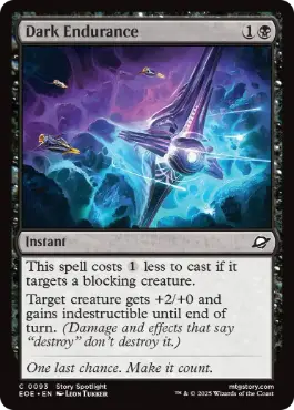 [093]【EN】【FOIL】闇の苦難/Dark Endurance【EOE】[C][黒]